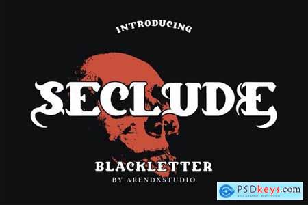 Seclude - Blackletter Font