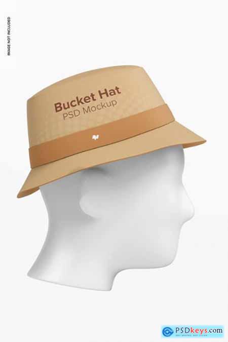 bucket hat mockup free psd