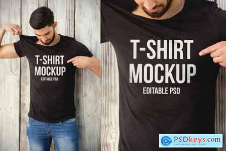 T-shirt Mockup Set PJ6J52D7