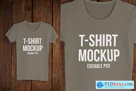 T-shirt Mockup Set PJ6J52D7
