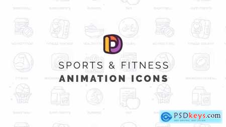 Sports & Fitness - Animation Icons 32812776