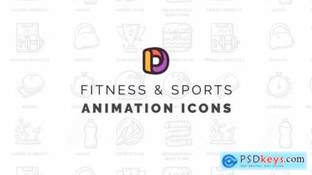 Fitness & Sports - Animation Icons 32812403