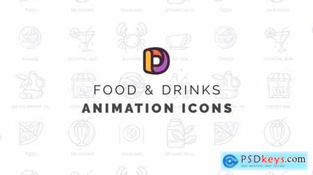 Food & Drinks - Animation Icons 32812430