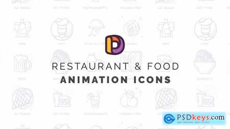 Restaurant & Food - Animation Icons 32812738