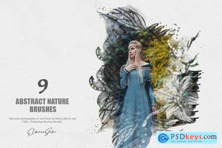 9 Abstract Nature Photoshop Brushes 6258104
