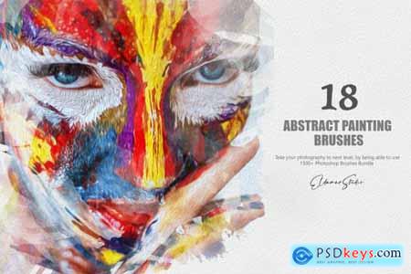 18 Abstract Painting Photoshop Brushes 6258113