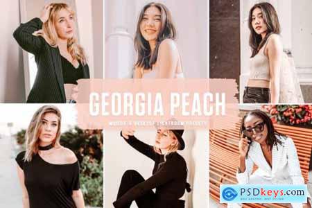 Georgia Peach Mobile & Desktop Lightroom Presets