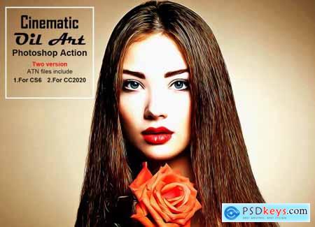 Cinematic Oil Art PS Action 5244364