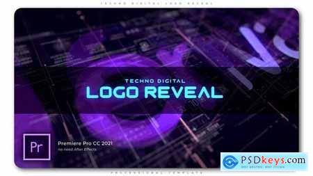 Techno Digital Logo Reveal 32798695
