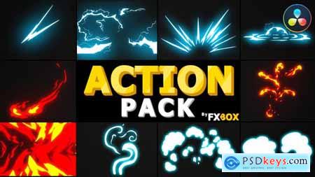 Action Elements Pack DaVinci Resolve 32812487