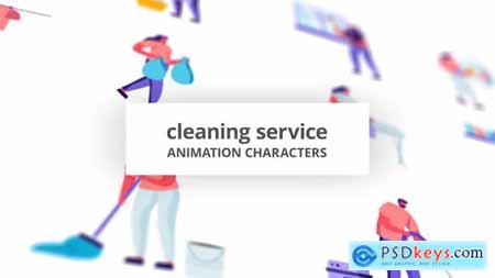 Cleaning service - Character Set 32842622