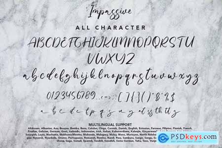 Impassive - Beauty Script Font