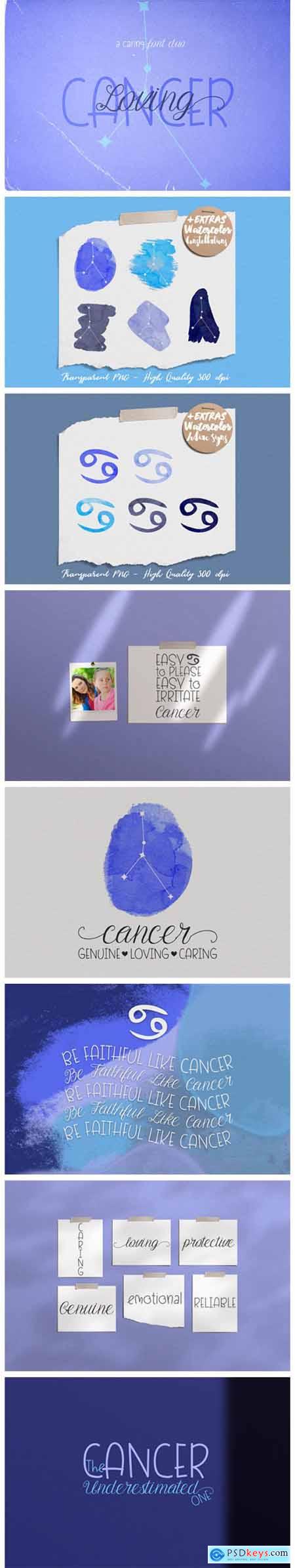 Loving Cancer Duo Font