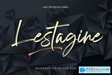 Lestagine - Handwritten Brush Font