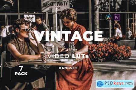 Bangset Vintage Pack 7 Video LUTs