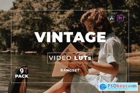 Bangset Vintage Pack 9 Video LUTs