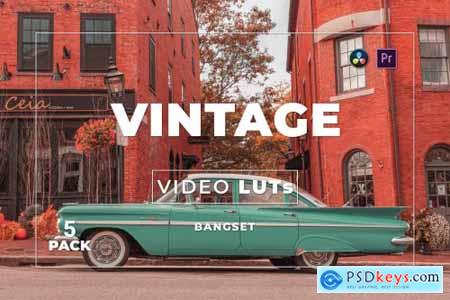 Bangset Vintage Pack 5 Video LUTs