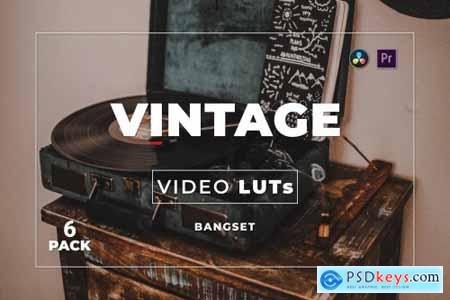 Bangset Vintage Pack 6 Video LUTs