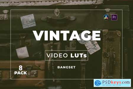 Bangset Vintage Pack 8 Video LUTs