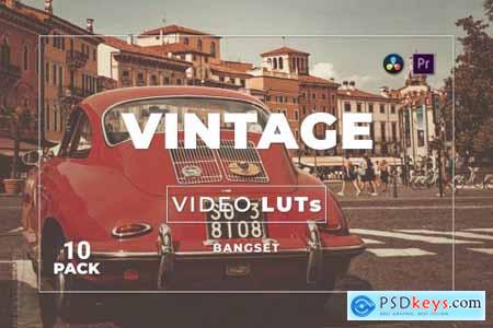 Bangset Vintage Pack 10 Video LUTs