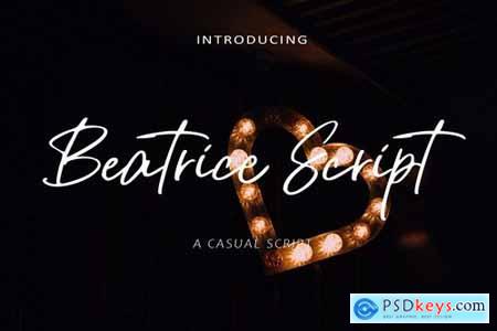 Beatrice Script - Casual Script