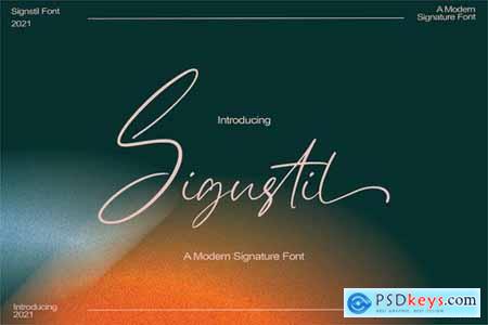 Sigustil - Signature Font