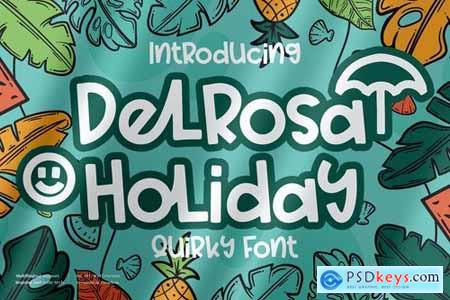 Delrosa Holiday Quirky Font