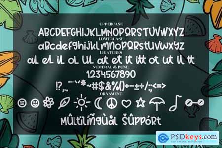 Delrosa Holiday Quirky Font