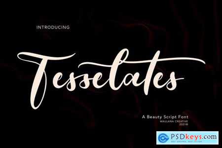 Tesselates Beauty Script Font