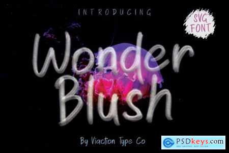 Wonder Blush - SVG Font