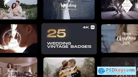 Wedding Vintage Badges 32935734