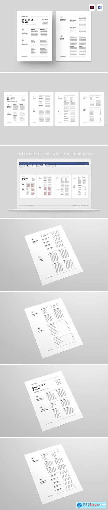 Business Plan - MS Word & Indesign