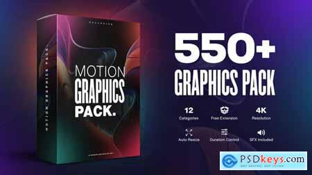 Motion Graphics Pack - 550+ Animations Pack V2.1 23678923