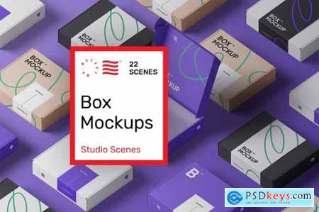Box Mockup Bundle - Mailing Box 6264133