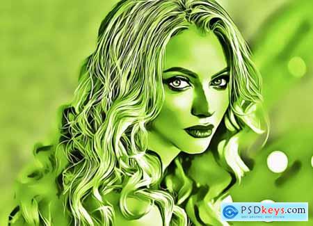 Beautiful Oil Paint Photoshop Action 5770685