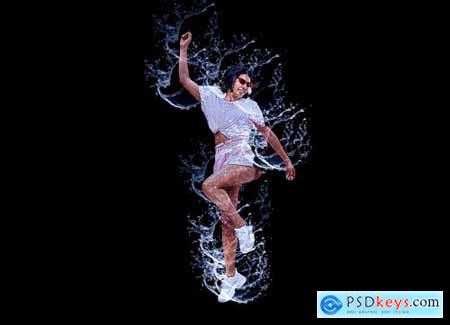 Water Splash Photoshop Action 5964508
