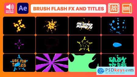 Brush Flash FX Pack And Titles - After Effects 32899607