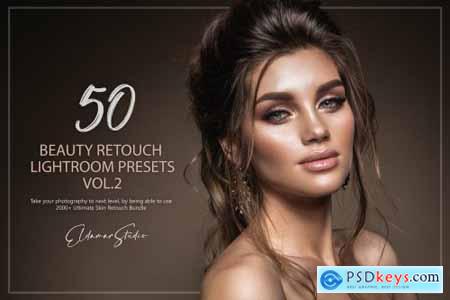 50 Beauty Retouch Lightroom Presets - Vol. 2