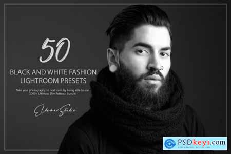 50 Black and White Fashion Lightroom Presets