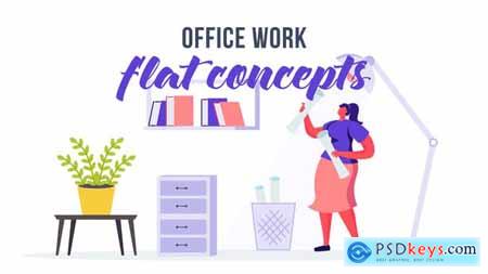 Office work - Flat Concept 32951516