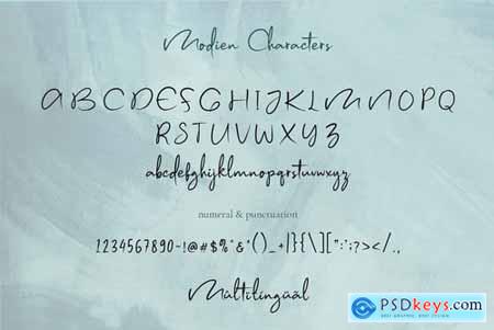 Modien - Stylish Handwritten Font