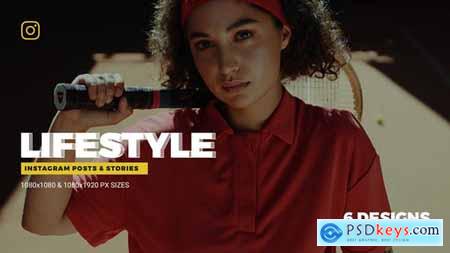 Style Life Promo Instagram Post & Story B87 32982134