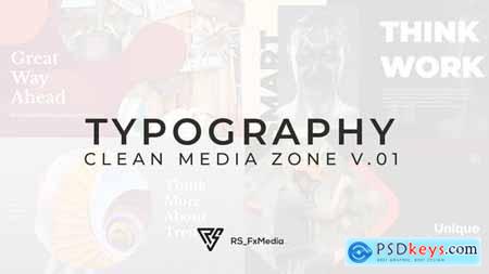 Typography Slide - Clean Media Zone V.01 32996667