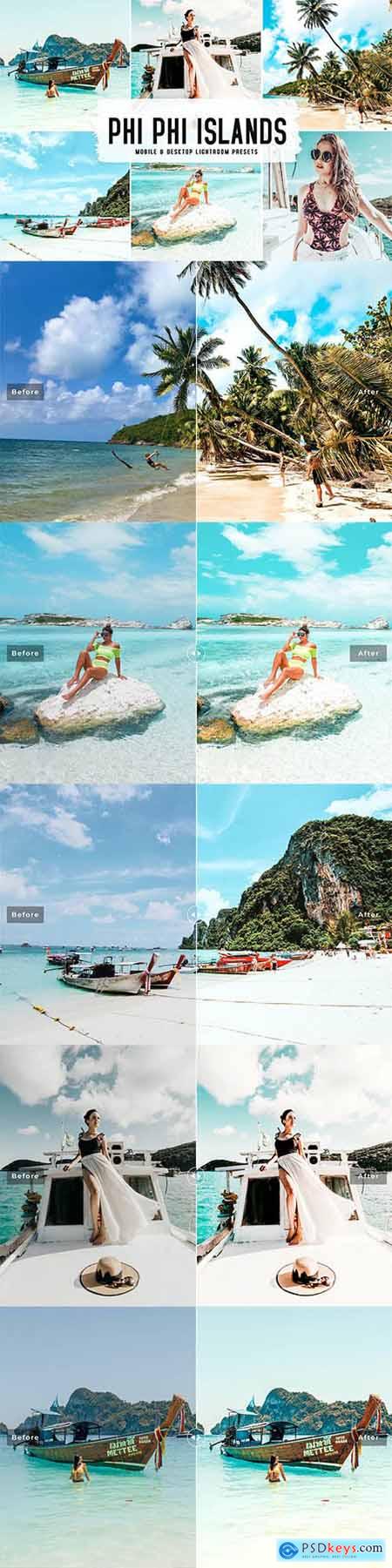 Phi Phi Islands Mobile & Desktop Lightroom Presets