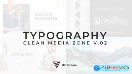 Typography Slide - Clean Media Zone V.02 33008363