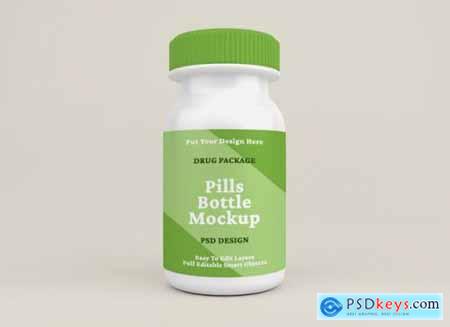 Pill bottle mockup