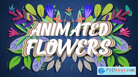 Animated Flowers - Premiere Pro MOGRT 32812888