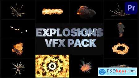 VFX Explosions Pack Premiere Pro MOGRT 32901722