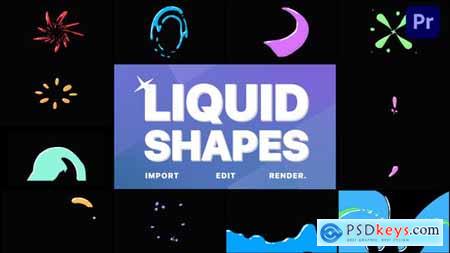 Liquid Shapes Premiere Pro MOGRT 32857171