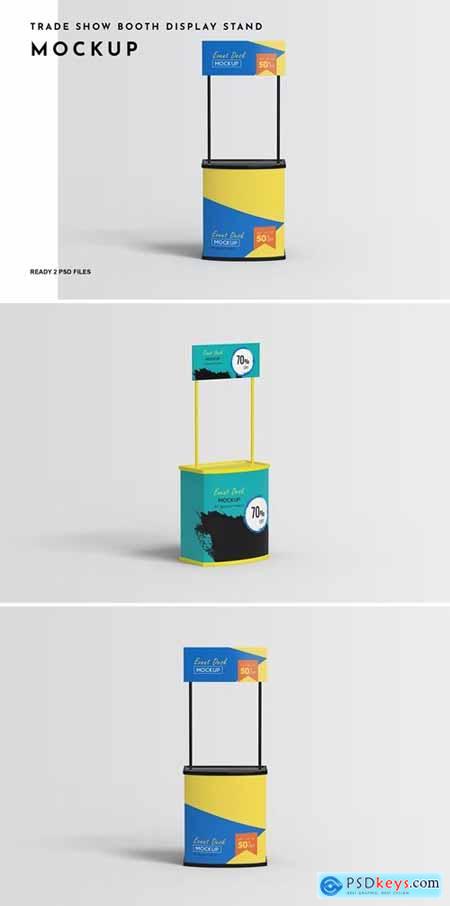 Trade Show Booth Display Stand Mockup